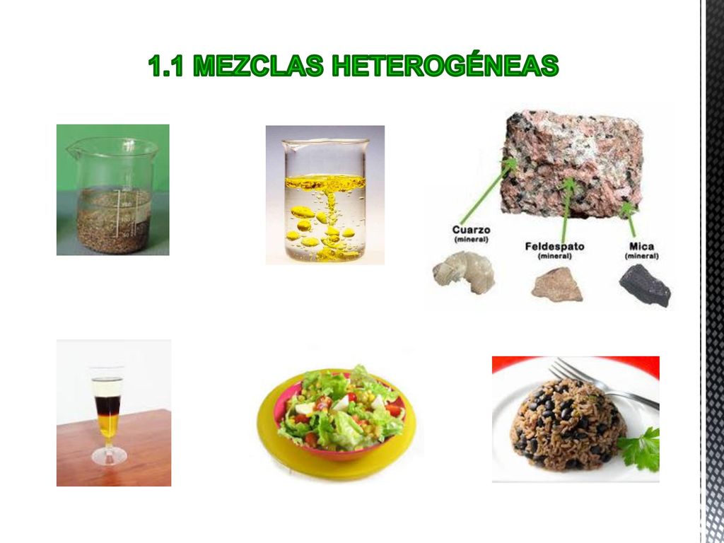 Mezclas Heterogéneas y Homogéneas - CAPÍTULO DE GEOGRAFÍA